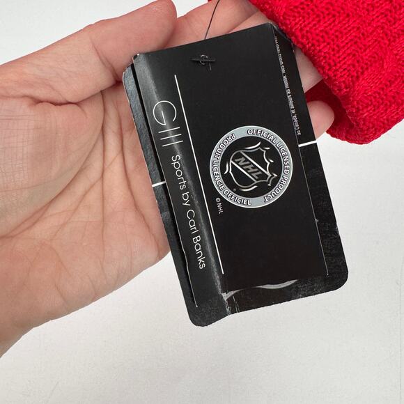 Chicago Blackhawks Jacket Womens Small Full Zip Knit Embroidered NHL Hockey NEW - Picture 7 of 10